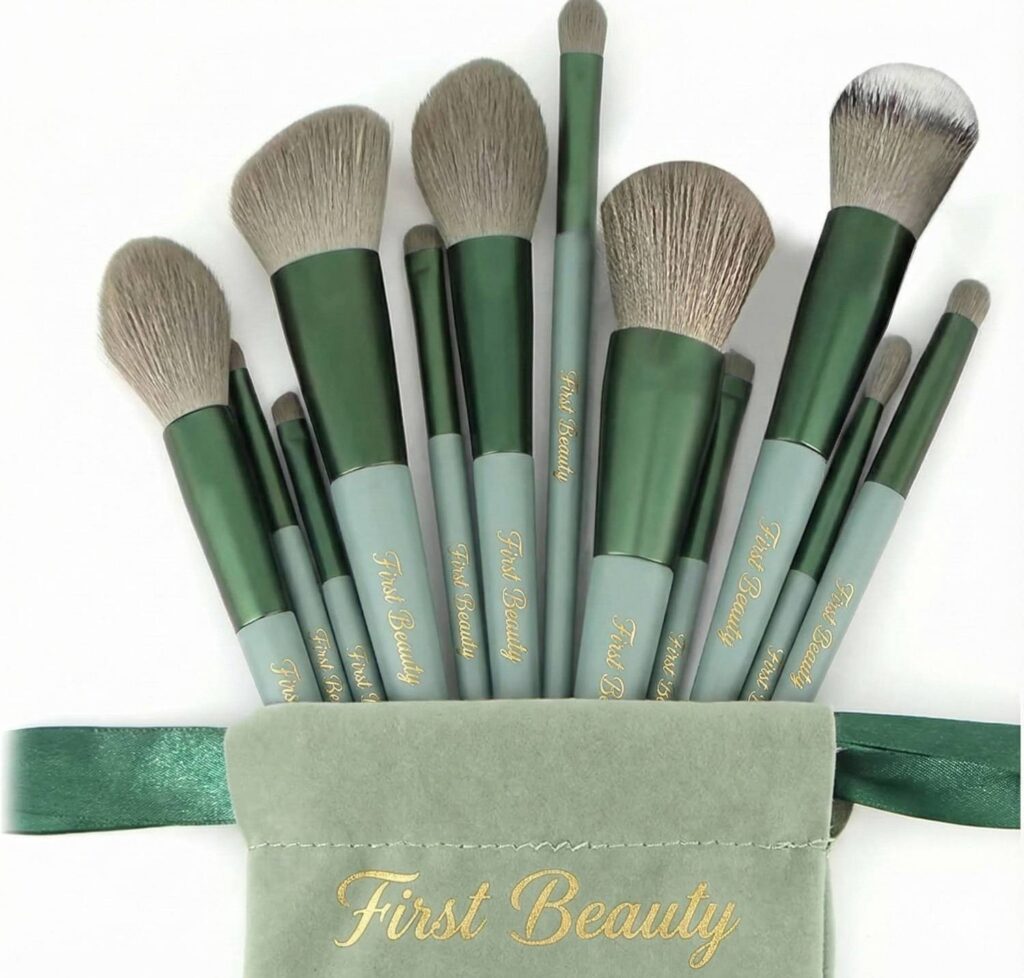 FIRST BEAUTY 13 Pcs Cosmetic Makeup Brush Set
