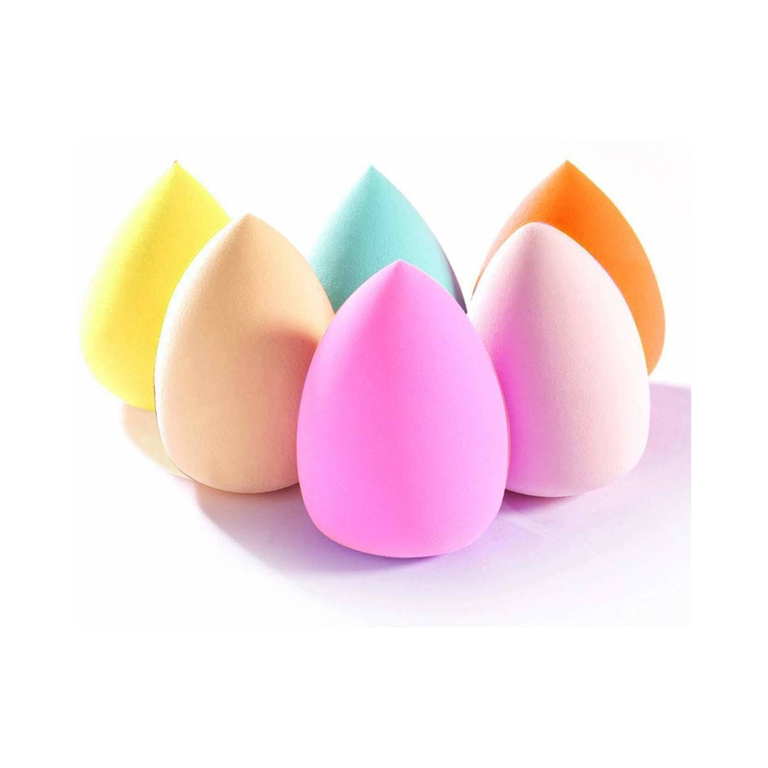 AVTY 6 Pcs Makeup Sponge Set – Blending Beauty Sponges for Foundation, Liquid, Cream & Powder