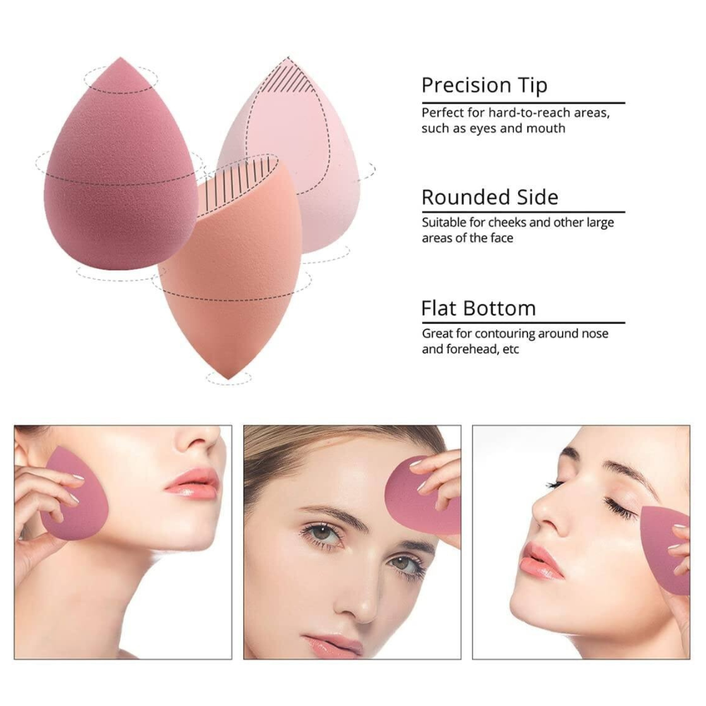 AVTY 6 Pcs Makeup Sponge Set - Your Everyday Makeup, All in One Set - Image 2