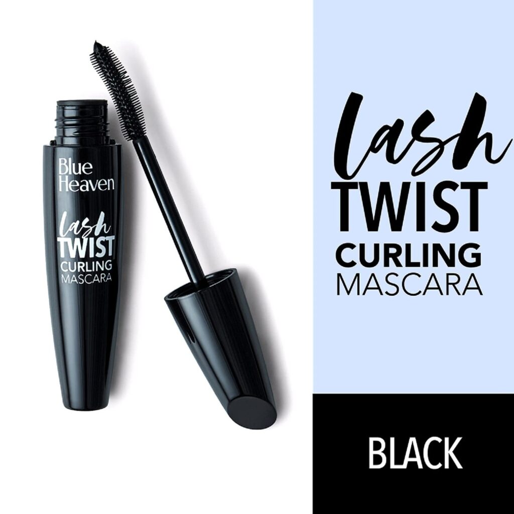 Blue Heaven Lash Twist Curling Mascara – Black Waterproof Volumizing & Lengthening Eye Mascara