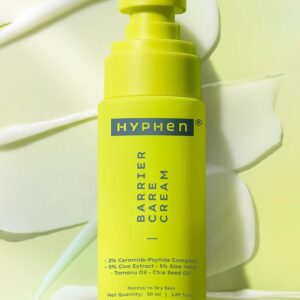 Hyphen 2% Ceramide-Peptide Barrier Repair Face Moisturizer for Oily & Dehydrated Skin – Oil-Free ,natural,  Non-Comedogenic.