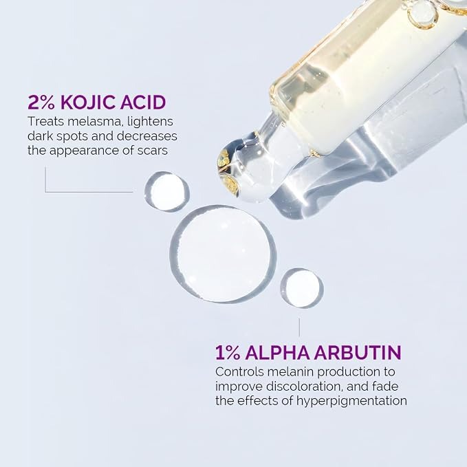 The Derma Co. 2% Kojic Acid Face Serum with Alpha Arbutin for Dark Spots & Pigmentation - Image 2