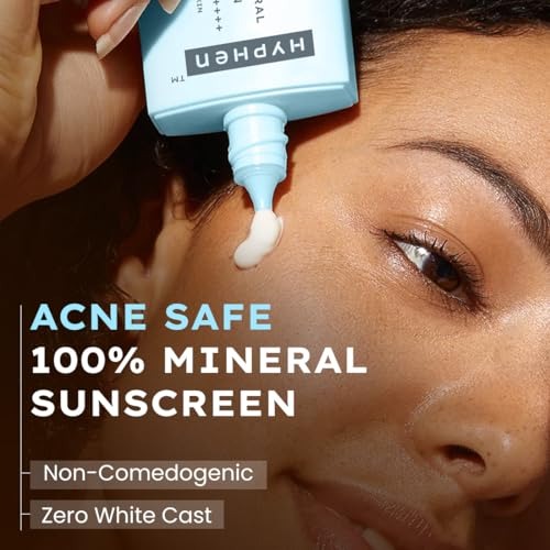Hyphen SUN MILK 100% MINERAL SUNSCREEN SPF 50 PA++++ UV+ Bluelight Protection, Acne Prone & Oily Skin, Zinc Oxide Mineral Sun Shield , Sun Milk Sensitive Skin Protection ,Mineral Sun Defense for Oily & Acne-Prone Skin ,Water Resistant Sun Protect For women and men - 50 ml - Image 5